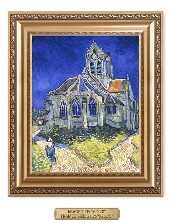 The Church At Auvers By Vincent Van Gogh