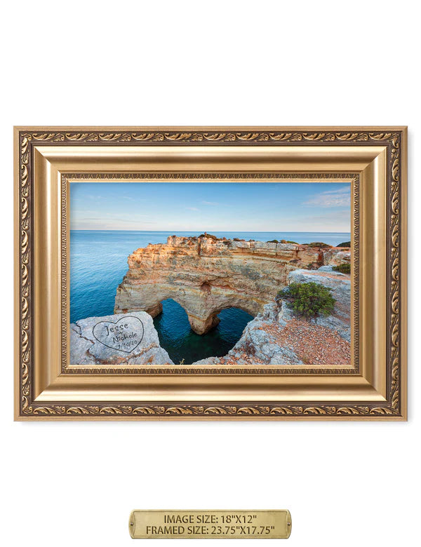 Algarve Amor. Personalized Wall Art With Your Names & Date.