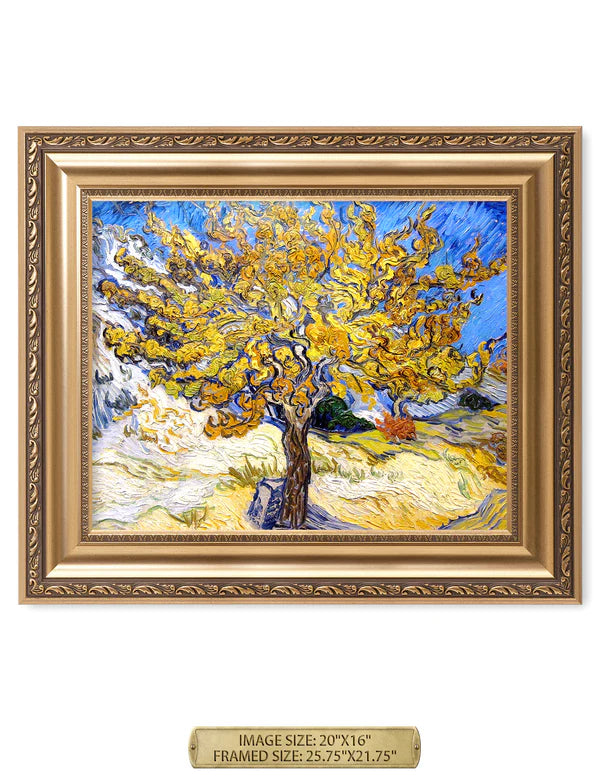 The Mulberry Tree By Vincent Van Gogh.