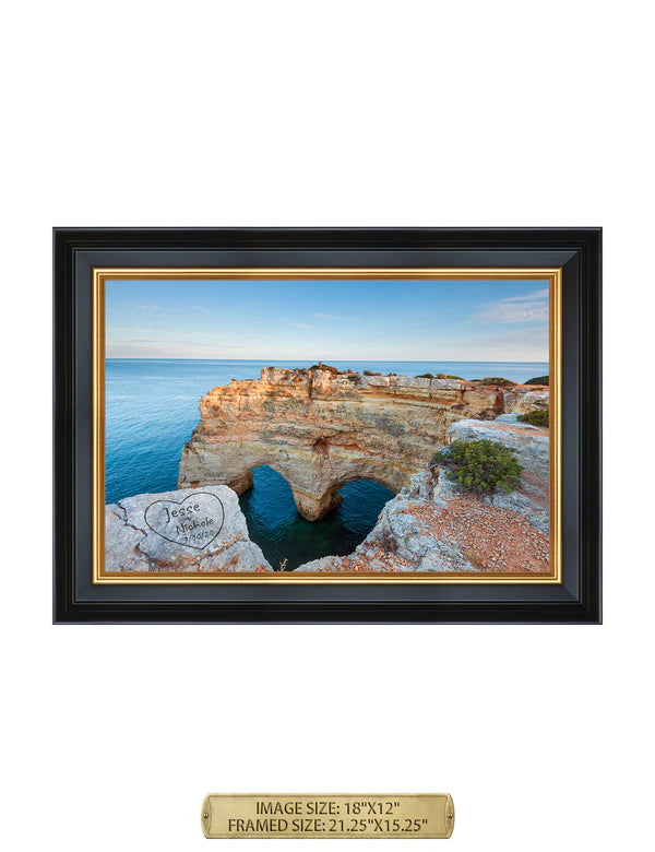 Algarve Amor. Personalized Wall Art With Your Names & Date.
