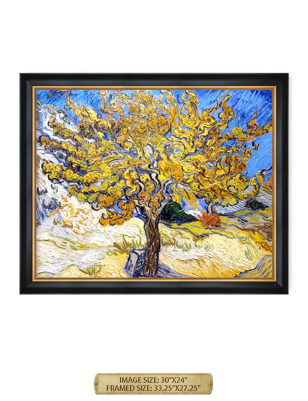 The Mulberry Tree By Vincent Van Gogh.