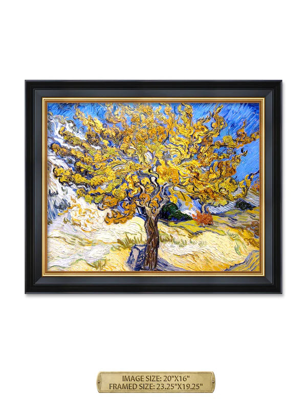 The Mulberry Tree By Vincent Van Gogh.