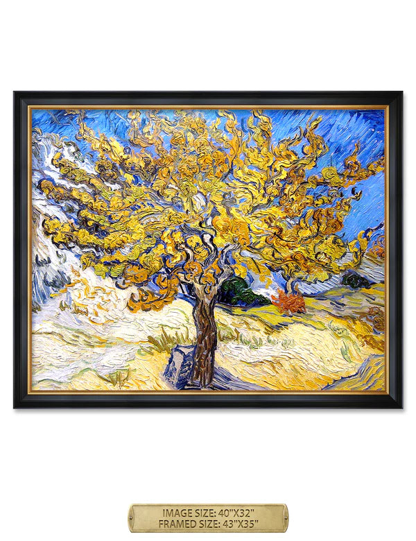 The Mulberry Tree By Vincent Van Gogh.