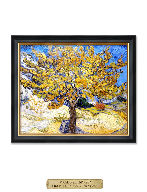 The Mulberry Tree By Vincent Van Gogh.