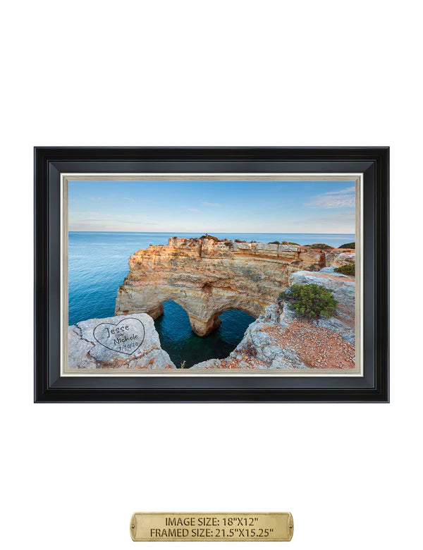 Algarve Amor. Personalized Wall Art With Your Names & Date.