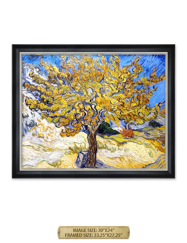 The Mulberry Tree By Vincent Van Gogh.