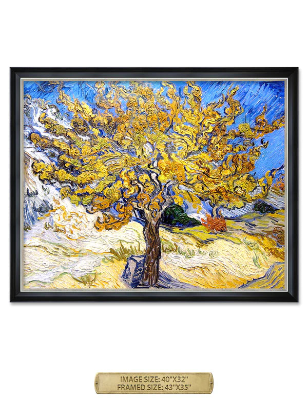 The Mulberry Tree By Vincent Van Gogh.