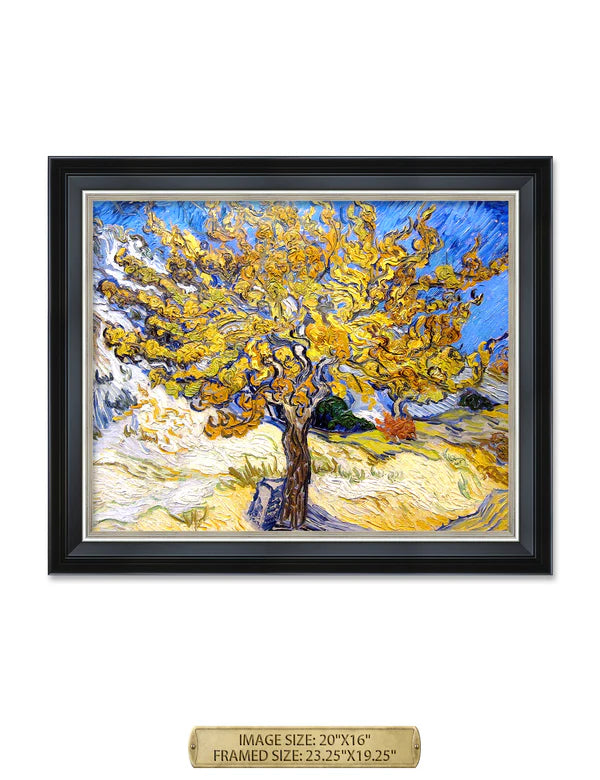 The Mulberry Tree By Vincent Van Gogh.