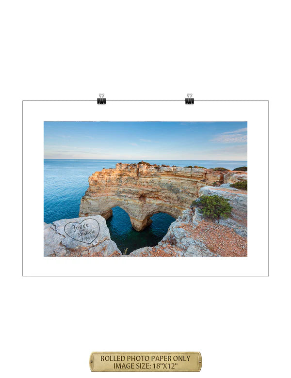 Algarve Amor. Personalized Wall Art With Your Names & Date.