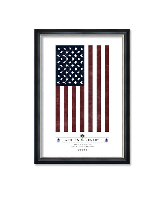 Vintage American Flag Wall Art