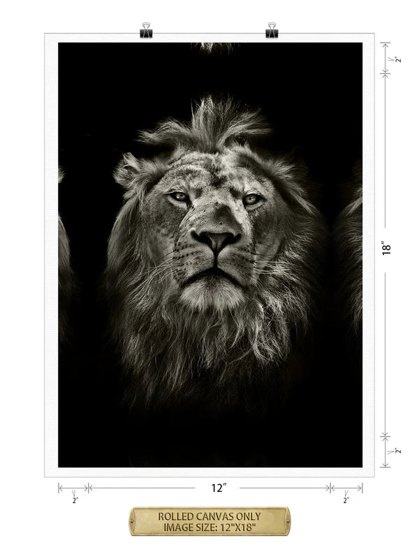 The King Wild Animal Wall Art