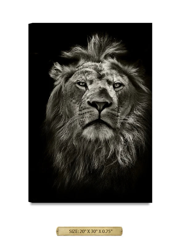 The King Wild Animal Wall Art