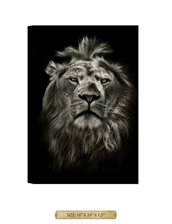 The King Wild Animal Wall Art